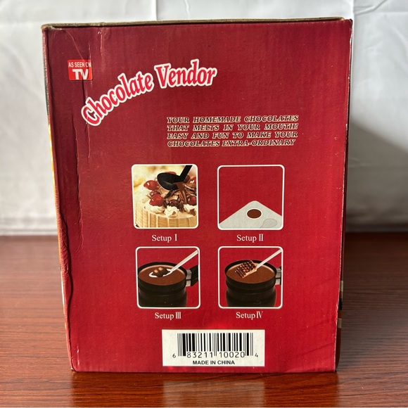 CHOCOLATE VENDOR As Seen on TV Chocolate Factory Melt Candy Confectioners NEW - Picture 2 of 6